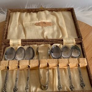 Vintage Silver Teaspoon Set